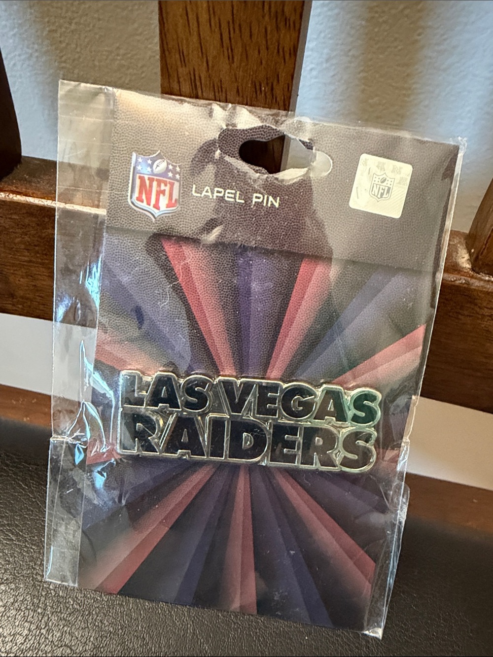 NWT Las Vegas Raiders Pin